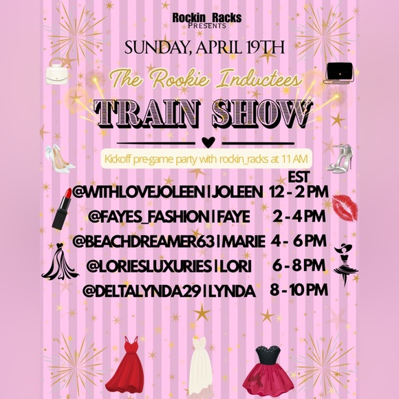 Tops - ✨The Rookie Train Show Sunday, April 19th 
Kickoff @ 11AM EST✨